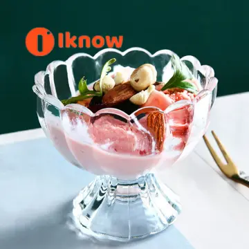 1pc, Dessert Bowl, Glass Dessert Cup, Cute Clear Glass Dessert Bowls Ice  Cream Cups For Dessert Sundae, Ice Cream Bowl For Fruit Salad Snack  Cocktail Condiment, Glass Dessert Bowl For Christmas Holiday
