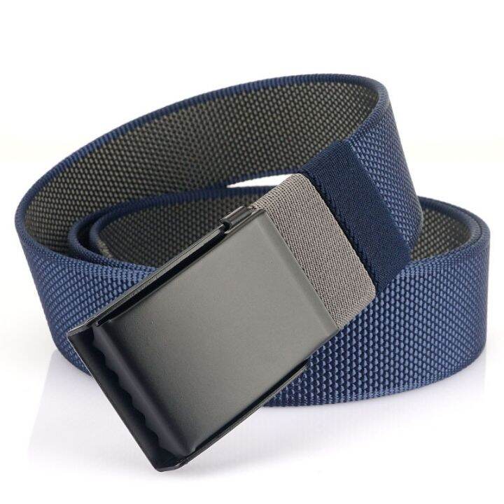 new-metal-buckle-double-face-nylon-belt-men-and-womens-casual-simple-belt-student-versatile-canvas-belt