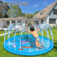 170150cm Spray Water Cushion Inflatable Kids Sprinkler Play Pad Summer Outdoor Yard Fun Swimming Games Sprinkler Mat Play Toys