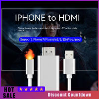 ไฟฉาย Usb กับสายเคเบิลอะแดปเตอร์วิดีโอ Hd-Mi-เข้ากันได้กับ Iphone เป็น Hd-Mi-สายเคเบิลเอ็มเอชแอล Hd