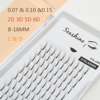 Seashine Wimpers Premade Volume Fans 2d/3d/5d/6d Lash Russische Volume Wimper Extensions Pre Gemaakt Lash extension Pbt Zijde