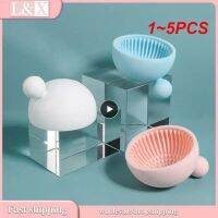 ▩№❄  1 5PCS Silicone Makeup Cleaning Bowl Foundation Eyeshadow Brushes Cleaner