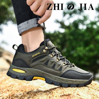 Outdoor Waterproof Hiking Boots Men Women Non-slip Shoes Walking Climbing Hiking Shoes Mountain Sport Boots Hunting Men Sneakers