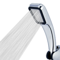 300 Holes High Pressure Rainfall Shower Head Water Saving 3 Color Chrome Black White Sprayer Nozzle Bathroom Accessories Showerheads