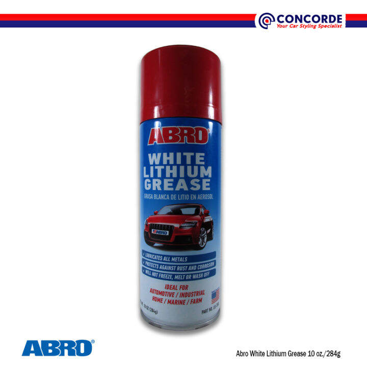 Concorde Abro White Lithium Grease 10 oz./284g Lazada PH