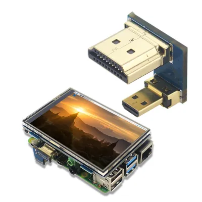 Pastall Bộ Chuyển Đổi Tương Thích HDMI Mới Cho Raspberry Pi 4B Bộ Chuyển Đổi Cái Sang Micro Đực Bộ Chuyển Đổi Kết Nối Tốc Độ Cao