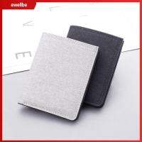 EWELLBE Simple Small Fashion Mini Coin Purse Multi-functional Men Short Wallet Card Holder