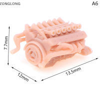 ?ZONGLONG? 1 64ของเล่นจำลองฉากรถโมเดลเครื่องยนต์รถไดโอรามาเรซิ่นแบบไม่มีสีเครื่องมือซ่อมแซมฉากโรงรถ