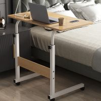 60x40cm Bedside Lifting Table Lazy Person Table Simple Notebook Bedside Table Movable Lifting Table For Household Use On Bed