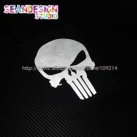 【CW】 Punisher SUV Car Motorcycle Sticker Reflective Decals 08