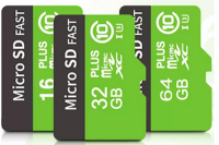 Memory card การ์ดสำหรับกล้องวงจรปิด 64 GB TF การ์ด SD 100MB/s