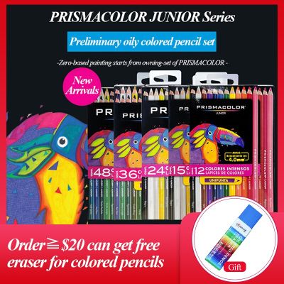 PRISMACOLOR 12/15/24/36/48 Colors Oily Wood Colored Pencil Set Drawing Sketch Colour Pencils For School Student Art Supplies