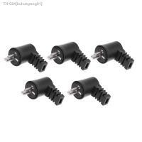 ◆►✻ 5 Pcs 2 Pin Din Right Angle HiFi Speaker Plug Cable Audio Screw Solder Connector