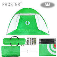 Proster 3Mตาข่ายซ้อมตีกอล์ฟพับได้,แผ่นตาข่ายซ้อมตีใน/นอกอาคารแผ่นปูช่วยฝึกในสวน