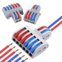 [Mini Fast Wire Cable Power Connectors Universal Home Compact Conductor Spring Splicing Wiring Connector Push-in Terminal Block SPL-1/2/3/4 SPL-42 SPL-62,Mini Fast Wire Cable Power Connectors Universal Home Compact Conductor Spring Splicing Wiring Connector Push-in Terminal Block SPL-1/2/3/4 SPL-42 SPL-62,]