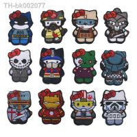 ✾ Cartoon Cat Tactical Monkey Embroidery Patch Army Fan Tactical Style Cartoon Character Gun Girl Hook and Loop Armband Badge DIY