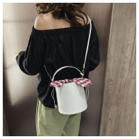 IELGY bag female Korean version of all-match casual bucket bag fashion simple shoulder messenger bag