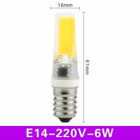 10PCSLOT G4 G9 E14 LED Light Bulb 3W 6W ACDC 12V 220V LED Lamp COB Spotlight Chandelier Replace Halogen Lamps ColdWarm white