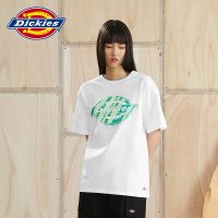 ☏◎ Dickies พิมพ์ลายสำหรับทั้งหญิงและชายแขนสั้นย่อหน้าเดียวกัน22ฤดูร้อนคอกลมเสื้อยืด10322