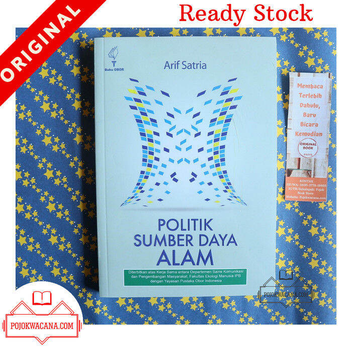 Buku Original Politik Sumber Daya Alam Arif Satria Lazada Indonesia