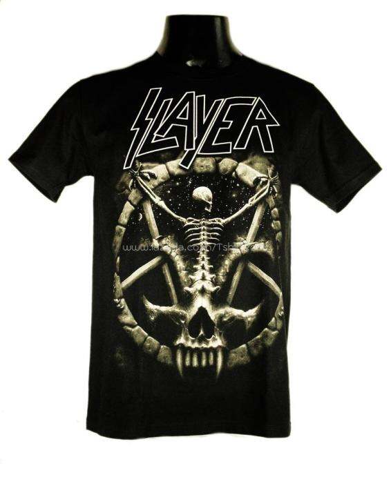 เสื้อวง-slayer-สเลเยอร์-ไซส์ยุโรป-เสื้อยืดวงดนตรีร็อค-เสื้อร็อค-slr1661-สินค้าในประเทศ