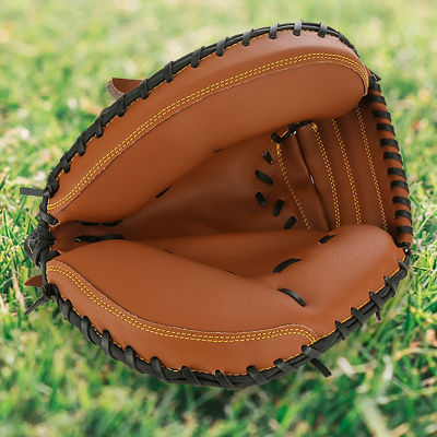 อุปกรณ์ซ้อมซอฟต์บอลแบบหนาทำจากพีวีซีสำหรับวัยรุ่นถุงมือเบสบอลกีฬากลางแจ้ง ZP