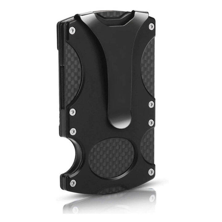 Tactical Wallet, Carbon Fiber Wallet, Money Clip, RFID Blocking