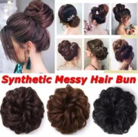 [Women Black Curly Rubber Band Drawstring Hairpieces Elastic Band Messy Hair Donut Bun Synthetic hair Curly Chignon,Women Black Curly Rubber Band Drawstring Hairpieces Elastic Band Messy Hair Donut Bun Synthetic hair Curly Chignon,]