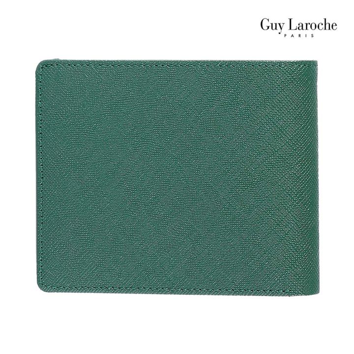 guy-laroche-กระเป๋าสตางค์พับสั้น-รุ่น-mgw0321-สีเขียว