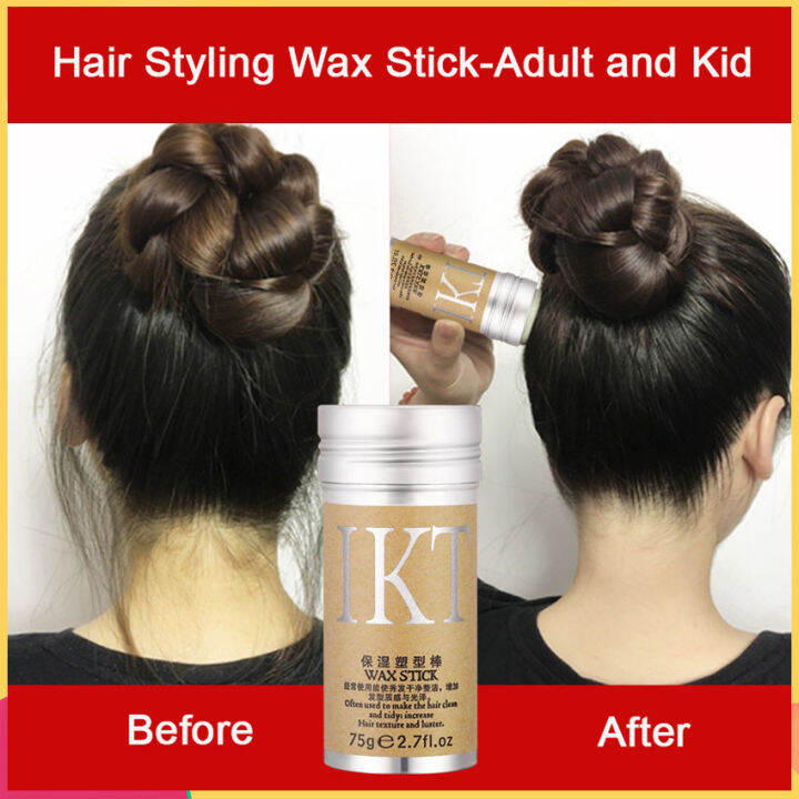 75g Broken Hair Finishing Cream Baby Hair Wax Stick Long Lasting Hair ...