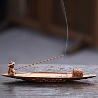 ┋▤ man joss stick inserted creative sweet bedroom ancient Chinese incense zen tea fragrance ceramic burner aloes