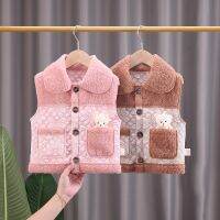 （Good baby store） Baby Girl  39;s Jacket Flannel Winter Toddler Infant Warm Stylish Patchwork Furry Outerwear for Girl Child Flowers Clothes FY09204