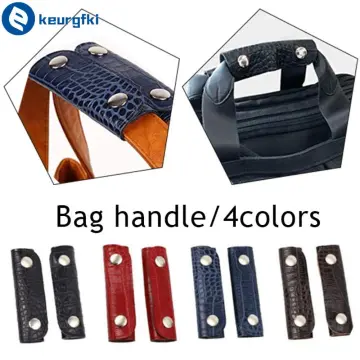 2Pcs Handbag Handle Leather Bag Wrap Covers Replacement Handle