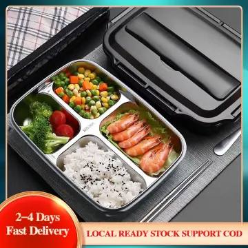 304 stainless steel double-layer fast food lunch box frame lunch box sealed  leak-proof lunch box student office lunch box