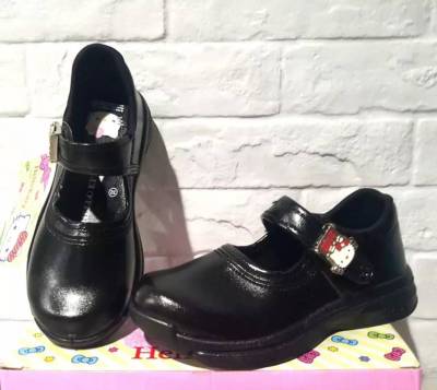 ((ของแท้/CLIP LOCK)) รองเท้าคิตตี้รองเท้านักเรียน รองเท้านักเรียนหญิง Hello Kitty Shool Shoes For Girls (Size 32-42)