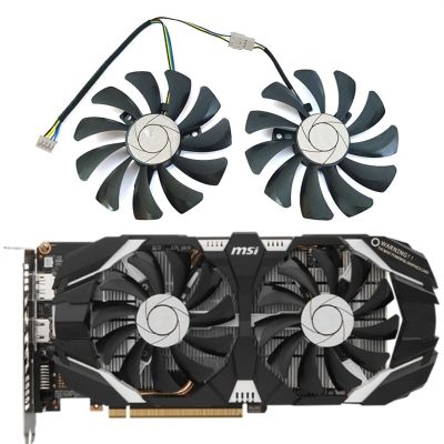 ใหม่2ชิ้น4PIN 85มม. HA9010H12F-Z GTX 1060พัดลมจีพียูสำหรับ MSI GTX 1060 OC 6G GTX 960 P106-100 P106 GTX960พัดลมระบายความร้อนการ์ดวิดิโอ