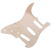 ；。‘【 28.2X22.5Cm Wood Flower Pattern SSS Guitar Pickguard Replacement