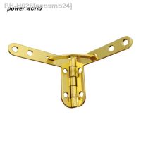 6pcs Aircraft hinge casket hinge Wood Box Built-in small hinge half cover support hardware accessories 31 x 43mm