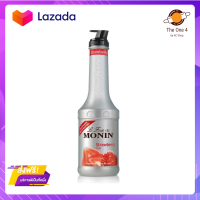 ?ส่งฟรี? โมนิน เพียวเร่ Strawberry (Monin Puree Strawberry) 1 L. มีเก็บปลายทาง