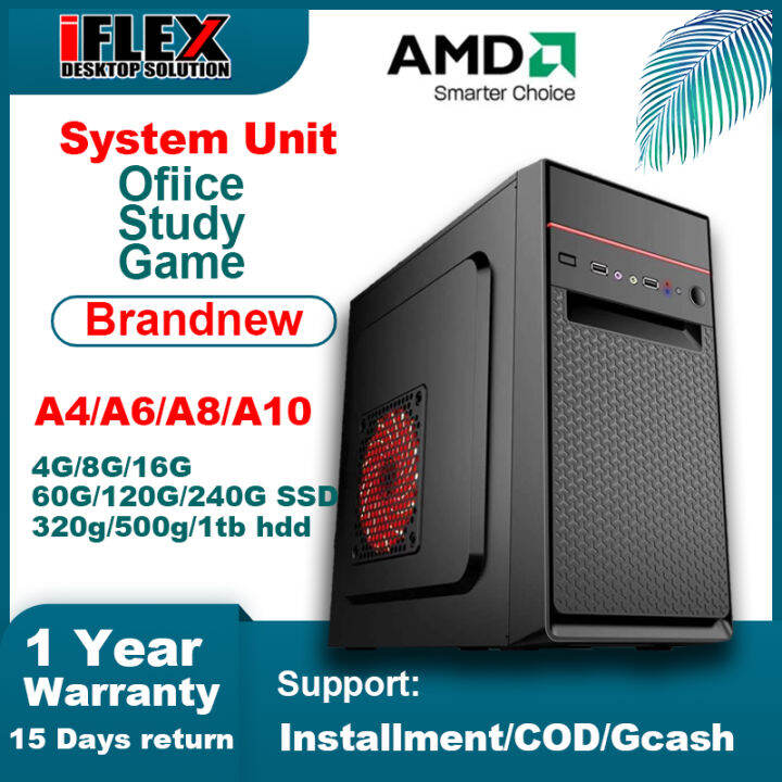 CPU Desktop Computer CPU Unit Only AMD CPU A4 A6 8G A10 4G 8G16G DDR3 ...