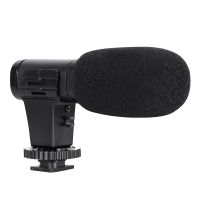 On-Camera Mini Condenser Record Interview Vlog Mic for Phone DSLR Camera 3.5mm Microphone