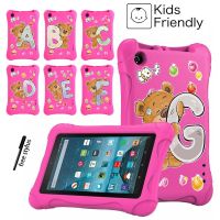 Drop Resistance Tablet Case for Amazon Fire 7 (5th/7th/9th) 7 Inch Case Kids Tablet Protector Shell Shockproof EVA Stand Cover