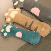 Cute Cat Paw Long Pillow,Soft Plush Stuffed Sleeping Pillow,Plush Doll Toy,Side Sleeping Cushion,Sleeping Doll 7095cm