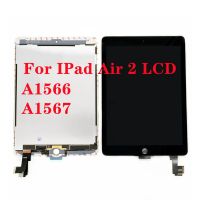 Pantalla เดิมสำหรับ Ipad Air2 Air 2 A1566 A1567แท็ปเลตแอลซีดีดิสเพลย์ส่วนที่เอาออกได้แผงดิจิไทเซอร์หน้าจอสัมผัส