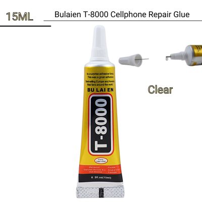 15ML Bulaien T8000 Clear Strong Adhesive Waterproof Liquid Mobile Phone Repair Glue Free Ship