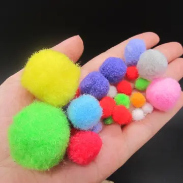 100Pcs Pom poms 15mm Mini Fluffy Soft Pom Poms Pompoms Ball