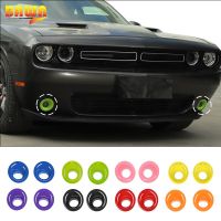 BAWA ฝาครอบไฟตัดหมอกด้านหน้าสำหรับรถยนต์ Dodge Challenger 2015-2022อุปกรณ์กรอบตกแต่งไฟตัดหมอกสำหรับ Dodge Challenger สินค้าใหม่