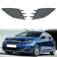 Car Left Side Front Middle Bumper Lower Center Mesh Bezel Grille for Peugeot 308 GT 2014 2015 2016 2017 Accessories Parts