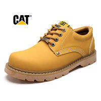 Caterpillar นุ่ม-Toe รองเท้าหนังรองเท้าคู่รักคลาสสิก Cowhide รองเท้าสำหรับทำงานสำหรับผู้ชายผู้หญิง