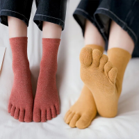 【ส่งจากไทย】ถุงเท้าห้านิ้ว ถุงเท้าผ้าฝ้ายดับกลิ่น ถุงเท้าผู้หญิง